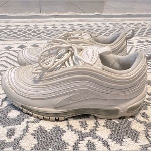Nike Air Max 97 White Shoes (4Y or Womens US5-5.5)